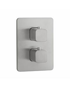 Herzbach Ceo final assembly set 36.503050.4.14 Concealed thermostat soft, for 2 Verbraucher , stainless steel finish