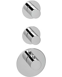Herzbach jeu de finition Logic XL 11.522010. 2000 .01 module de thermostat Universal , 3 chromé tableau de bord ronds, chromé