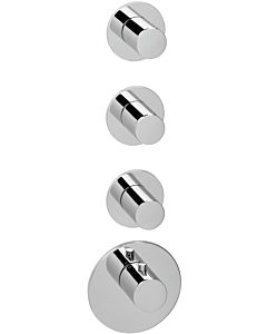 Herzbach jeu de finition Logic XL 11.523015. 2000 .01 module de thermostat Universal , 4 chromé tableau de bord ronds, chromé