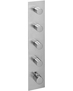 Herzbach jeu de finition Logic XL 11.524005. 2000 .09 module de thermostat Universal , tableau de bord carré, acier inoxydable brossé