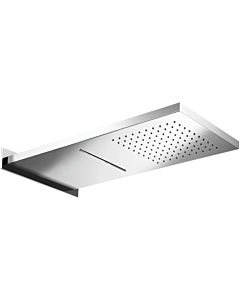Herzbach Living Spa iX Herzbach Living Spa iX 11.661500.2.09 slim, 592x270mm, rain / flood, brushed stainless steel
