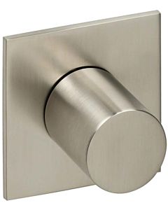 Herzbach Logic XL 11.958750.2.09 for shut-off and diverter module, 70x70mm, brushed stainless steel