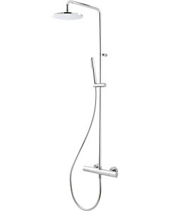 Herzbach Living Spa shower system 11.988220. 2000 chrome, with plastic baton hand shower, Ø 200 mm