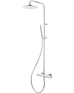 Herzbach Living Spa shower system 11.988225. 2000 chrome, with plastic baton hand shower, Ø 250 mm