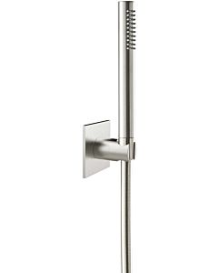 Herzbach Design iX 17.914000.2.09 1250 mm, rosette 70x70mm, with hand shower, brushed stainless steel
