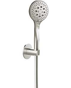 Herzbach Design iX 17.914200. 2000 .09 1250 mm, rosette d= 70mm, with hand shower, brushed stainless steel