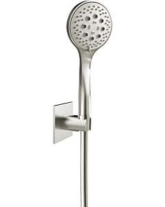 Herzbach Design iX 17.914200.2.09 1250 mm, rosette 70x70mm, with hand shower, brushed stainless steel
