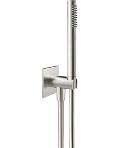 Herzbach Design iX 17.914400.2.09 1250 mm, with shower connection bend, baton hand shower, brushed stainless steel