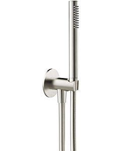 Herzbach Design iX 17.914500. 2000 .09 1600 mm, d= 70mm, with shower connection bend, baton hand shower, brushed stainless steel