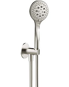Herzbach Design iX 17.914600. 2000 .09 1250 mm, d= 70mm, with shower connection bend, hand shower, brushed stainless steel
