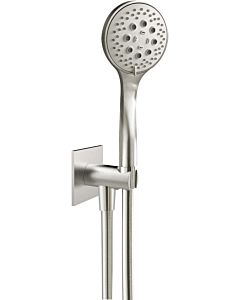 Herzbach Design iX 17.914600.2.09 1250 mm, 70x70mm, with shower connection bend, hand shower, brushed stainless steel