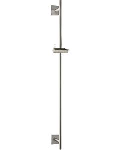 Herzbach Design iX shower wall bar 17.965900.2.09 900 mm, rosette 70x70mm, brushed stainless steel