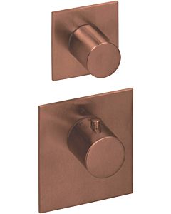 Herzbach Design iX PVD Herzbach Design iX PVD 21.521015. 2000 .39 Copper Steel, for Universal thermostat module, square