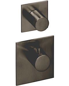 Herzbach Design iX PVD Herzbach Design iX PVD 21.521015. 2000 .40 Black Steel, for Universal thermostat module, square