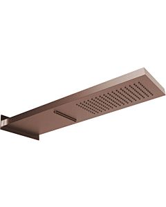 Herzbach Design iX PVD rain shower 21.661600.2.39 Copper Steel, 537x165mm, wall mounting