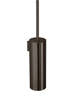 Herzbach Design iX PVD toilet brush set 21.810000. 2000 .40 Black Steel, wall mounting