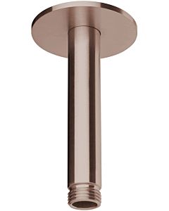 Herzbach Design iX PVD Deckenarm 21.964810.1.39 Copper Steel, für Regenbrause, 100mm, mit Rosette d= 70mm