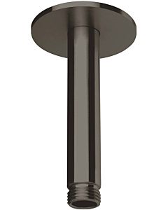 Herzbach Design iX PVD Deckenarm 21.964810.1.40 Black Steel, für Regenbrause, 100mm, mit Rosette d= 70mm