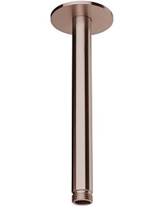 Herzbach Design iX PVD Deckenarm 21.964820.1.39 Copper Steel, für Regenbrause, 200mm, mit Rosette d= 70mm