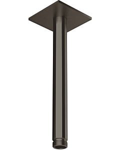Herzbach Design iX PVD Deckenarm 21.964820.2.40 Black Steel, für Regenbrause, 200mm, mit Rosette 70x70mm