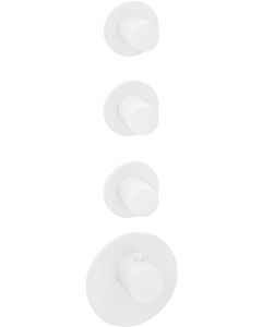 Herzbach Deep White Fertigmontageset 23.523015.1.07 Universal-Thermostat-Modul, grau matt