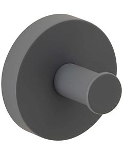 Herzbach Deep Gray towel hook 23.819000. 2000 .06 32 mm, wall mounting, concealed fixings, matt grey
