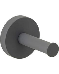 Herzbach Deep Gray towel hook 23.819500. 2000 .06 62 mm, wall mounting, concealed fixings, matt grey