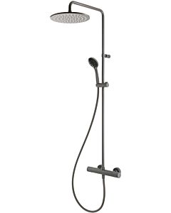 Herzbach Deep Gray shower column 23.988525. 2000 .06 with shower thermostat and hand shower, gray matt