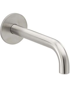Herzbach Deep IX wall spout 28.142000. 2000 .09 brushed stainless steel, 210 mm, 2000 / 2 &quot;