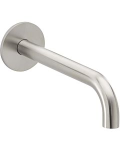 Herzbach Deep IX wall spout 28.142000.2.09 brushed stainless steel, 240 mm, 2000 / 2 &quot;