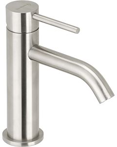 Herzbach Deep IX single lever basin mixer 28.203200. 2000 .09 brushed stainless steel, S-size, 153 mm high