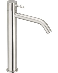 Herzbach Deep IX single lever basin mixer 28.203420.3.09 Brushed stainless steel, 185 mm, L-size, 300.5mm high