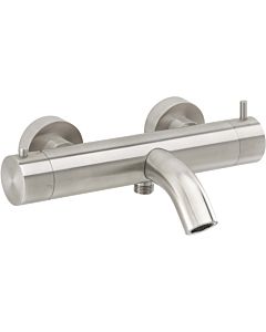 Herzbach Deep IX single lever bath and shower mixer 28.221500. 2000 .09 brushed stainless steel, shower 2000 / 2 &quot;