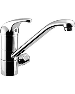 Herzbach Largo single-lever sink mixer 52.145300. 2000 chrome, swiveling spout 135 degrees