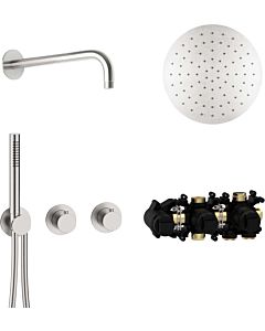 Herzbach MODUL7 thermostat set T-RB250 70.702711. 2000 .09 wall arm rain shower 250mm stainless steel