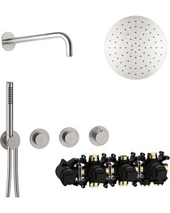 Herzbach MODUL7 PUSH thermostat set P-RB250 70.702713. 2000 .09 wall arm rain shower 250mm stainless steel