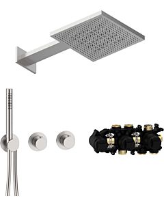 Herzbach MODUL7 thermostat set T-TF2 70.703721. 2000 .09 TWIN FLOW stainless steel