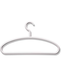 Hewi clothes and trouser hanger 571.399 pure white, rotatable hook