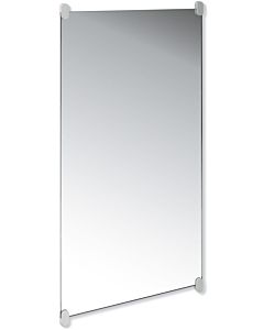 Hewi 801 miroir mural 801.01.30098 600x1200x6mm, avec supports, blanc de sécurité
