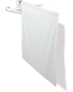 Hewi 802 LifeSystem shower protection 802.52.2003099 Decor plain white, flame retardant, pure white