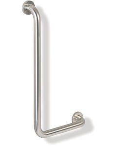 Hewi 805 angled handle 805.22.100L satin stainless steel, left version, 300 x 600 mm