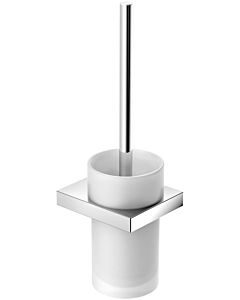 Hewi WC Bürstengarnitur System 100 1002010045 chrom, Kristallglas satiniert