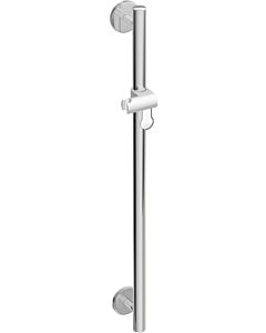 Hewi Warm Touch shower rail 950.33.10054 plastic chrome look, anthracite gray, external dimension 600 mm