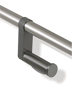 Hewi 805 upgrade WC match1 paper WC 805.50.01592 polished stainless steel, anthracite gray