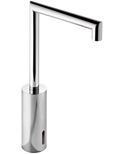 Hewi Sensoric infrared basin mixer AQ1.12S23140 mitered round tube, battery operated, chrome-plated