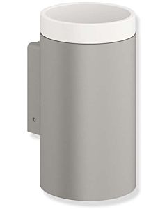 Hewi System 162 mug 162.04.11060AX revêtement par poudre gris clair perle mica mat profond/polyamide blanc mat, cylindrique