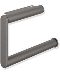 Hewi System 900 WC holder 900.21.00060SC made of stainless steel, powder-coated, dark gray, pearly mica deep matt, U-shaped