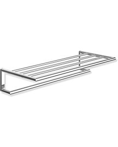 Hewi 162.30.11040 with towel rail, chrome, 618mm wide