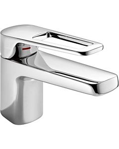 Hewi AQ basin mixer AQ1.12M10340 cubic, projection 187mm, chrome-plated