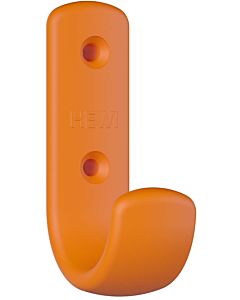 Hewi 477 Garderobenhaken 477.90B06124 72x22x47mm, mit Distanzstück 62mm, matt, orange